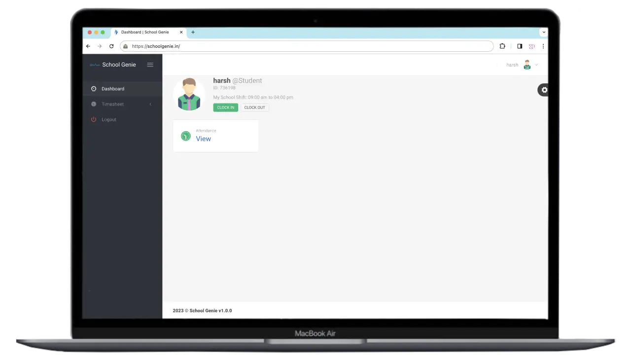 Student Dashboard